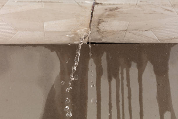 Professional Flood Damage Cleanup technician working in Etna, NH